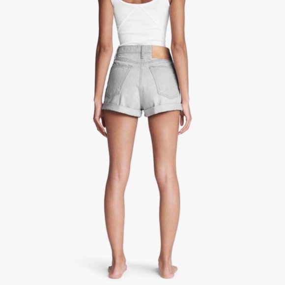 💜NWT Rag & bone 30 Maya High Rise Shorty Short in Anchor - Picture 4 of 6